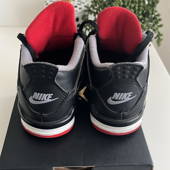 Toddler Jordan 4 Retro BRED Reimagined SZ 10c - Picture 4 of 7